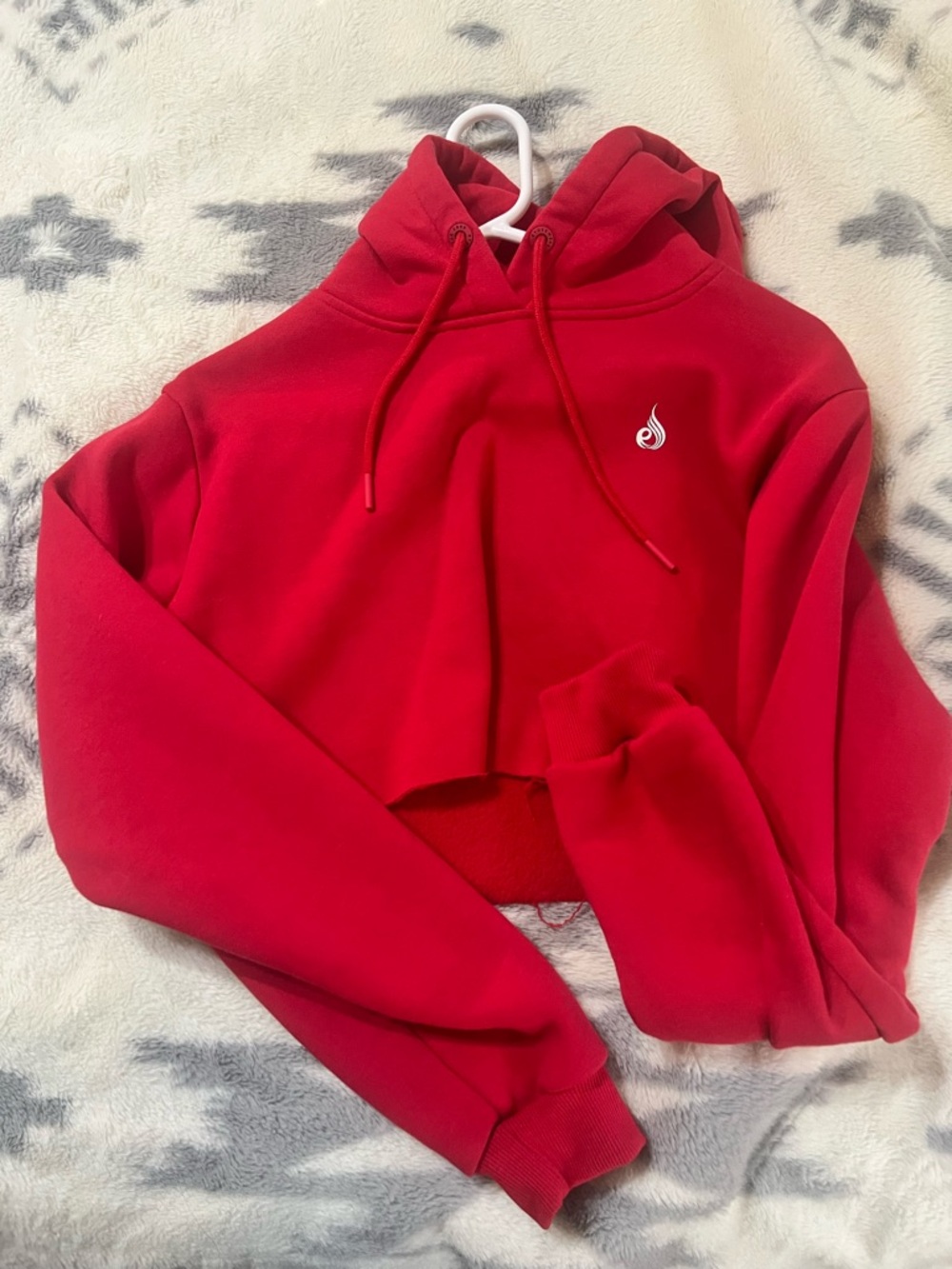 Ryderwear Red Pullover Hoodie with Interior Branding
